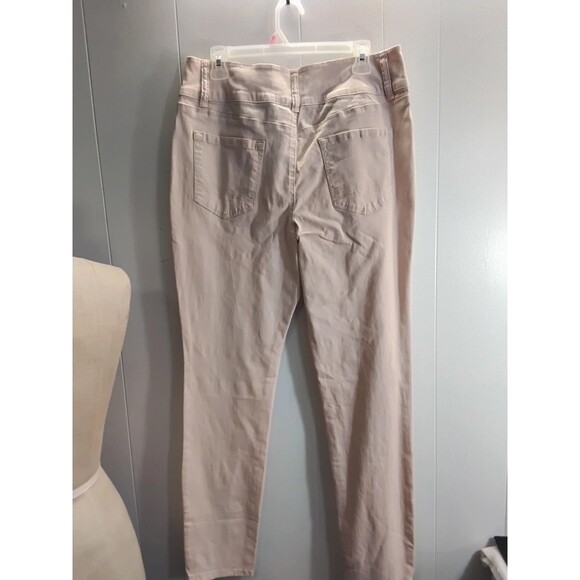 Soho New York and Company Jeans High Rise  Legging Pink SZ 14 - Picture 4 of 5